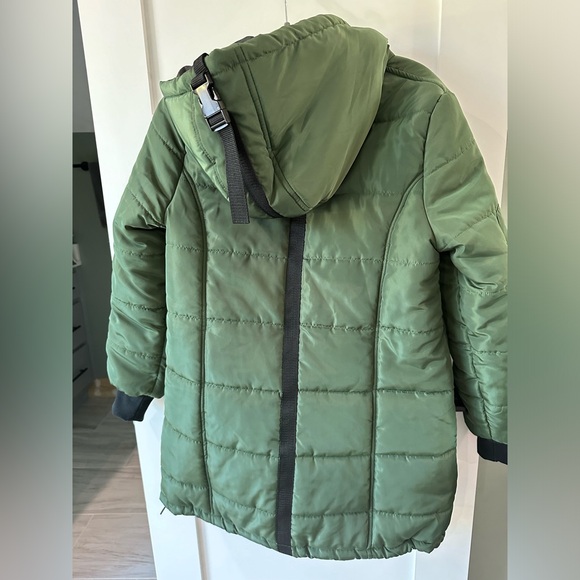Women’s Size Small Rampage Hunter Green Puffer Coat Jacket - Picture 7 of 10